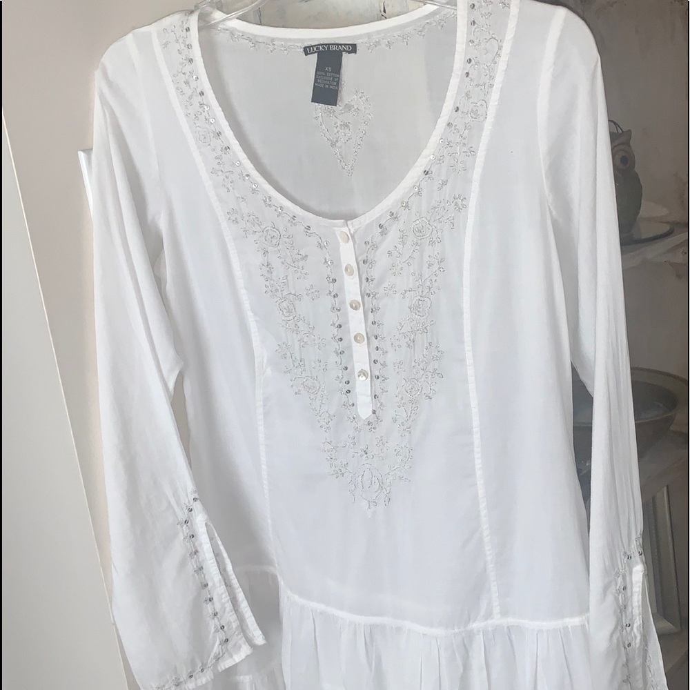 Lucky Brand white casual dress
